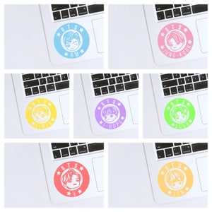 BTS ARMY Decal | Tiny Tan | 4&quot; | KPOP | Vinyl Decal | Vinyl Sticker | Rm | Jungkook | Jimin | J-Hope | Suga | V | Jin