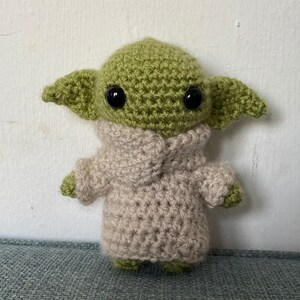 Crochet miniature Grogu (the child)