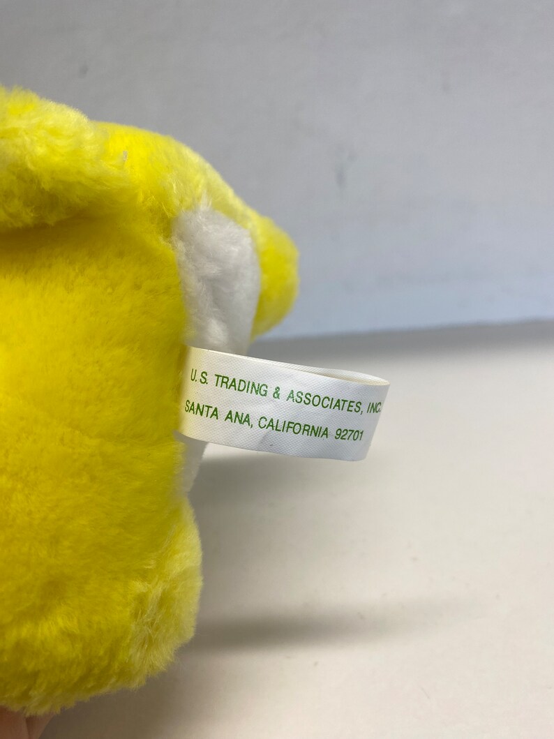 Vintage Gerber Cuddlies Plush Yellow Bunny Rabbit - Etsy