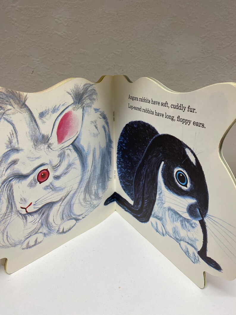 A Golden Super Shape Book - the Bunny Book - by Richard Scarry - Etsy