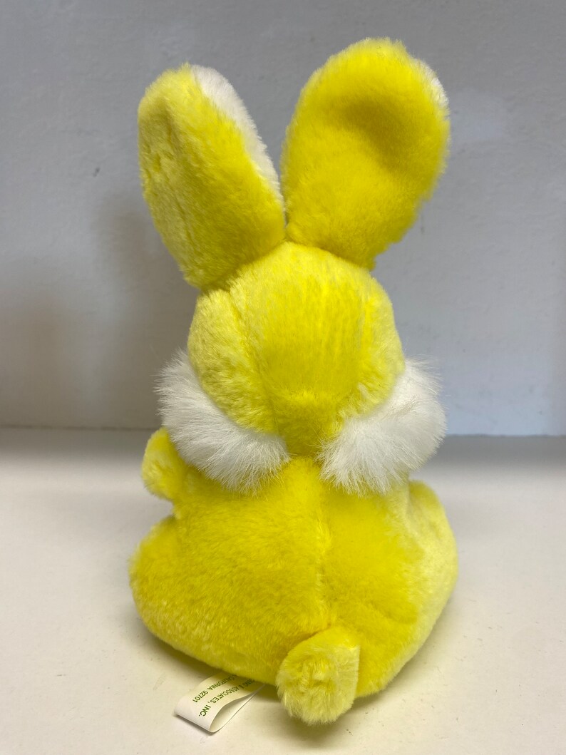Vintage Gerber Cuddlies Plush Yellow Bunny Rabbit - Etsy