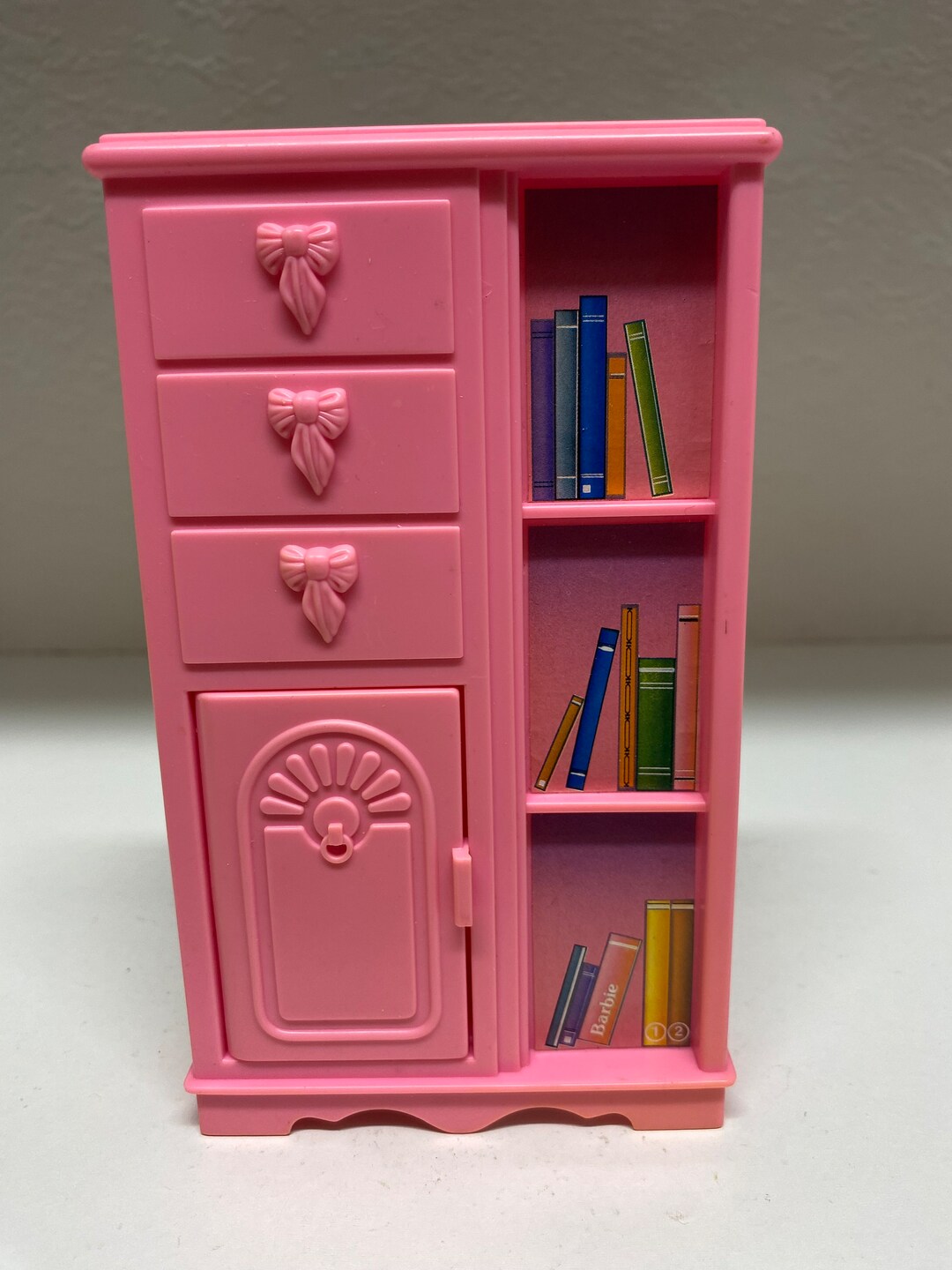 Vintage 1990s Pink Barbie Dresser/bookshelf - Etsy