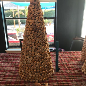Wine Cork Christmas Tree 29&quot;