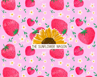 Sweet Strawberries Seamless File