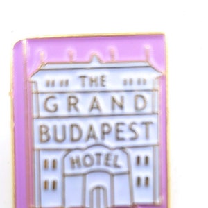 The Grand Budapest Hotel Inspired pin/ Hotel Room # 142/ Republic of Zubrowka/Vintage Inspired Key Tag/Wes Anderson/Cult Classic/Film/pin
