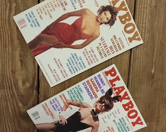 PLAYBOY Magazine January 1990 / September 1992, Playboy Magazine, Playboy Collectible Memorabilia