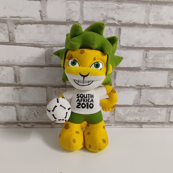 FIFA Worldcup South Africa ZAKUMI Plush Doll Soccer Mascot Toy