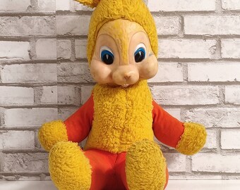 Rushton? Rubber Face Rabbit Doll Stuffed Animal RARE - Etsy