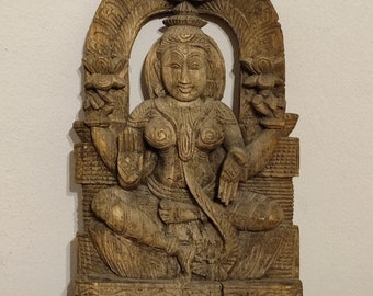 Antique wooden carved Saraswati Statue 120*72 inches