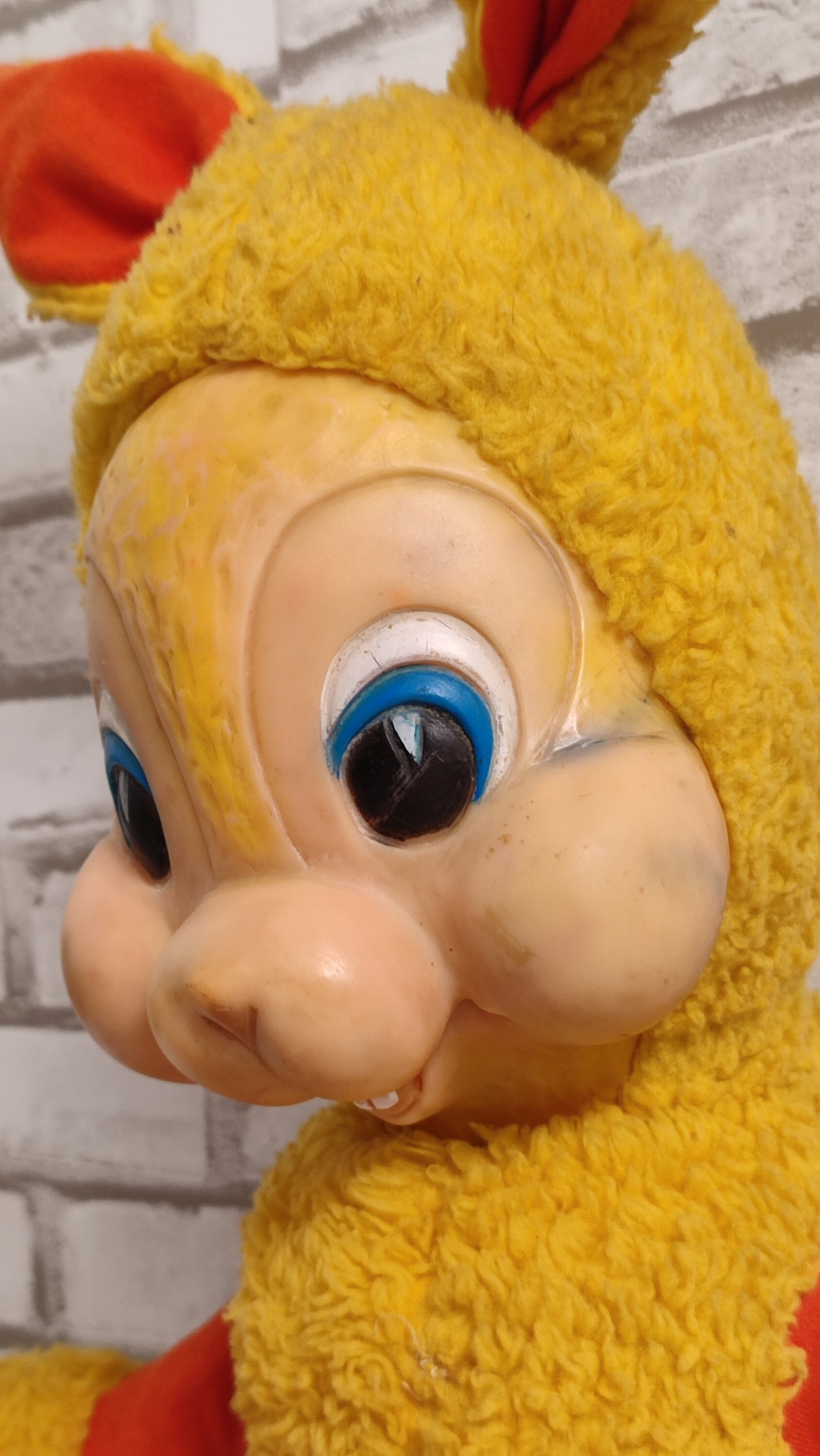 Rushton? Rubber Face Rabbit Doll Stuffed Animal RARE - Etsy