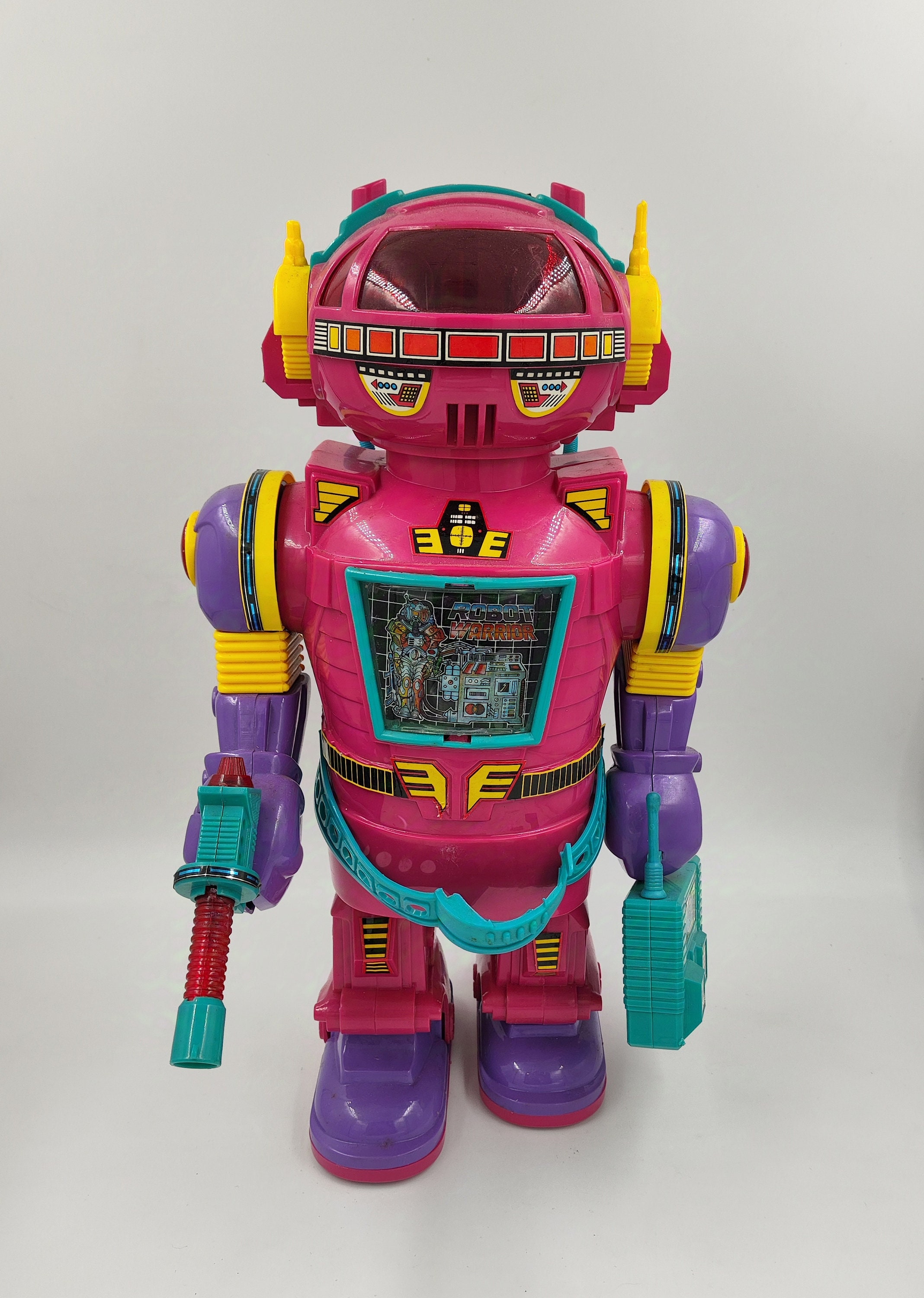 Vintage Space Warrior Robot RARE PINK, Space Warrior Robot