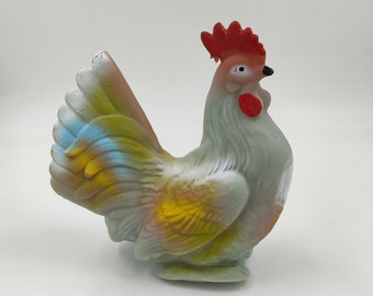 Vintage Rubber Squeak Toy, Vintage Squeaky Toy, Chicken Toy, Hen Toy