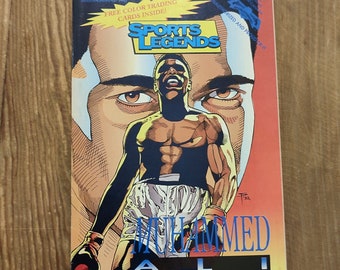 FUMETTI DI LEGGENDE DELLO SPORT, Muhammad Ali, Rivoluzionario con inserto di carta 1992