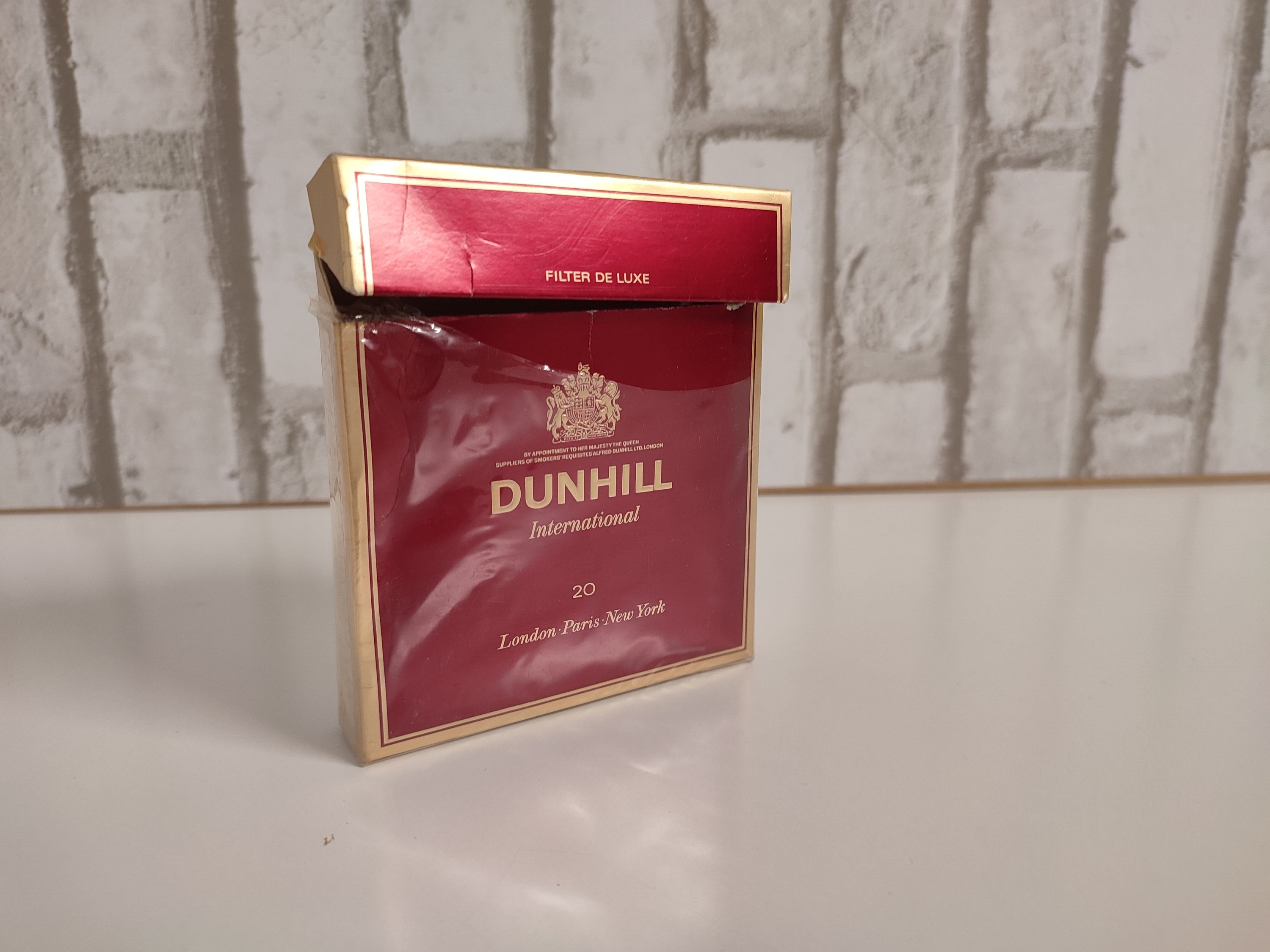 Zigaretten Dunhill Box LEER Spesial verpackt f r olympische