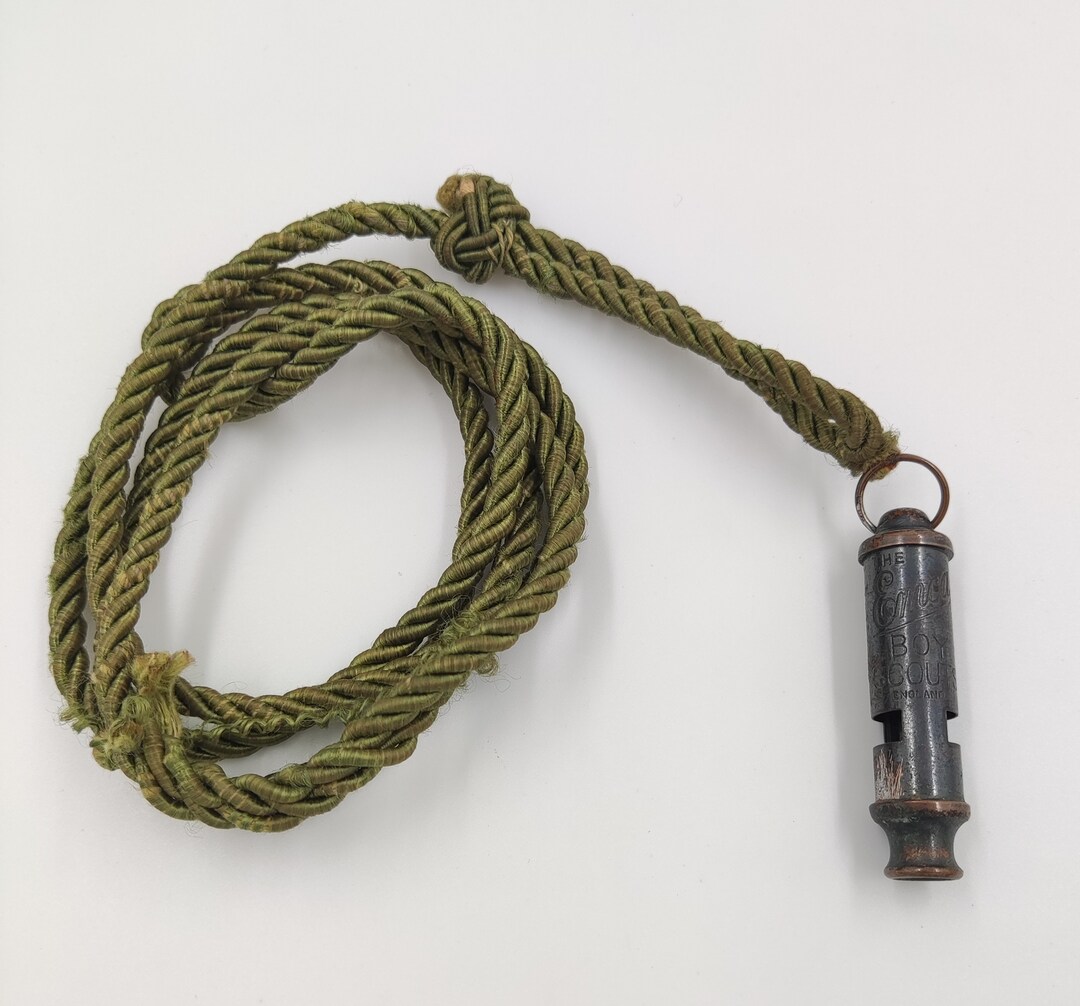 Vintage EMCA Boy Scout Whistle With Cord ACME Etsy