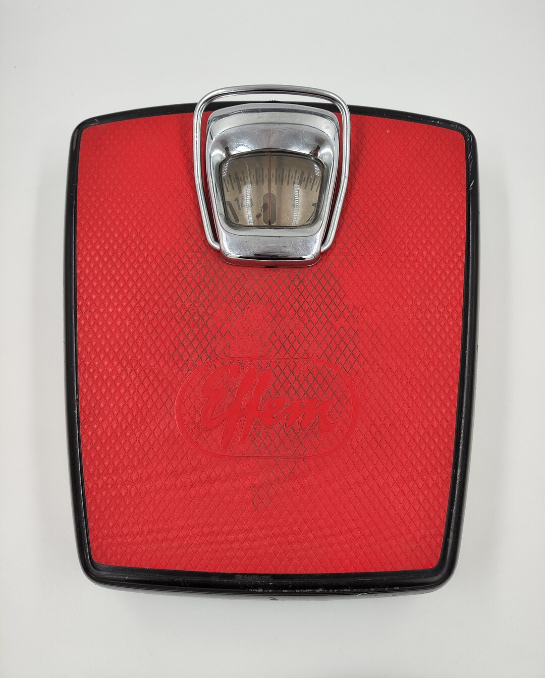 Effem Bathroom Body Scales, Vintage Retro Red Scales, Effem Germany