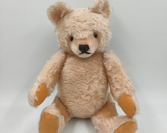 STEIFF Gefüllter Teddybär, Glasaugen Teddie Plüschtier, Beize Mohair Gelenk Teddybär Tierspielzeug, Sammler Teddybär