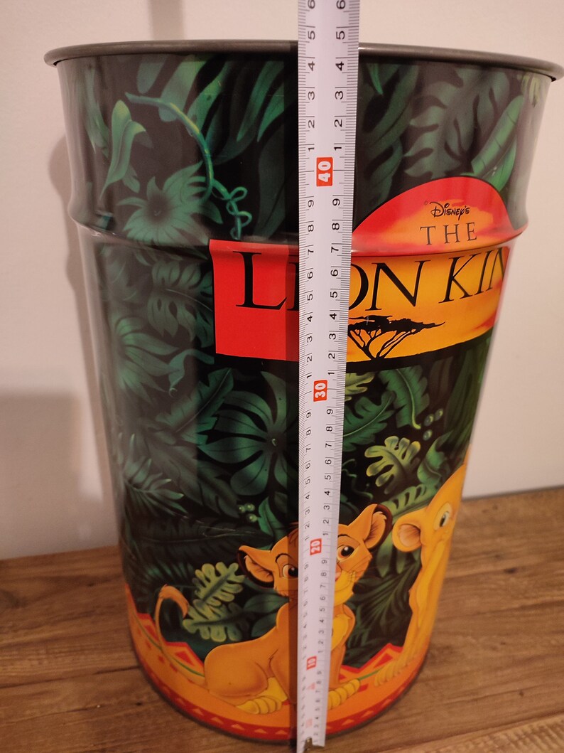 Kids Bedroom Decor Lion King Vintage Trash Can Etsy