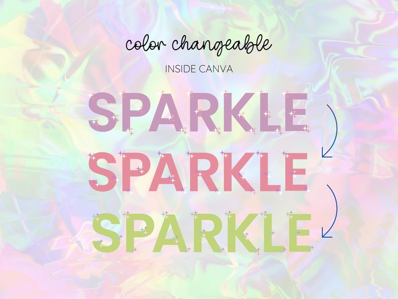 Sparkly Font, Alphabet Clipart, Glitter Letters, Sparkle SVG, Sparkle