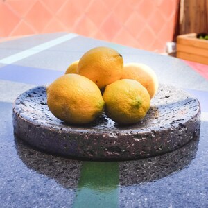 Centerpieces - Empties pockets - Object holder - Etna lava stone organizer - CUORELAVICO - Fruit holder