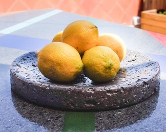 Centerpieces - Empties pockets - Object holder - Etna lava stone organizer - CUORELAVICO - Fruit holder