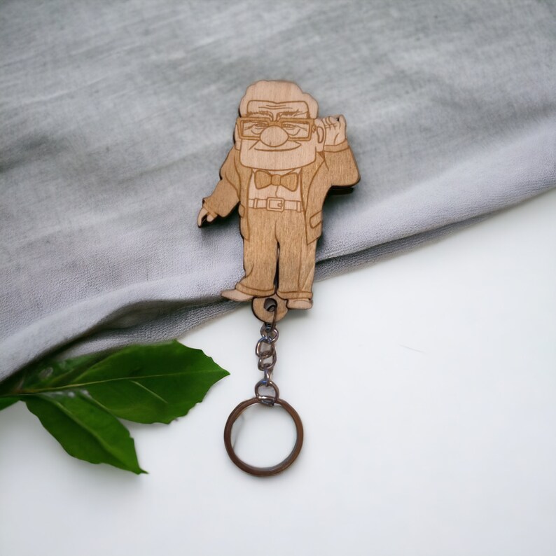 Premium Wooden Wall Mount Keychains Up In the air La Haut Home Decor Geek Gift Keyring Holder Wall Mounted zdjęcie 5