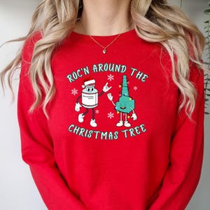 Medical Christmas Sweater Funny Anesthesiologist Holiday Gift Hospital Staff Present Nurse Practitioner Festive Apparel Doctor Themed Red