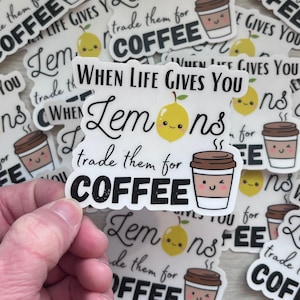 Amante del café divertido Pegatina