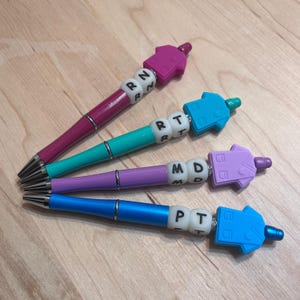 Custom NURSE Pen Nurse Appreciation Gift Idea for Nurses Personalized Glow in the Dark Pen Nurse Christmas Gift Respiratory Therapist Pen MD