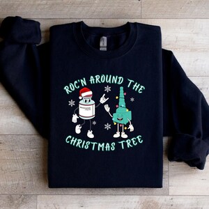 Medical Christmas Sweater Funny Anesthesiologist Holiday Gift Hospital Staff Present Nurse Practitioner Festive Apparel Doctor Themed Black
