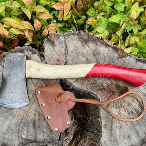 Craftsman Hatchet w/ Sheath | Vintage Camp Hatchet | Gift for Him | Vintage Craftsman Tool Axe Hatchet