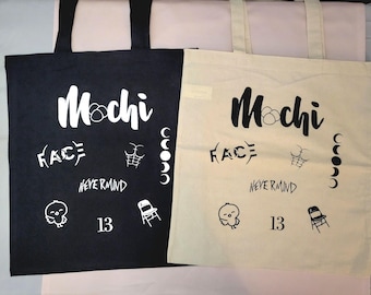 Bolso tote de lona inspirado en Jimin / Bolsa de compras Kpop / KimonfiresKreations