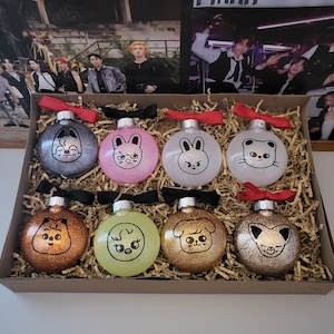Skzoo Christmas Ornaments  | Skzoo Characters | Ornaments by Kimonfires Kreations