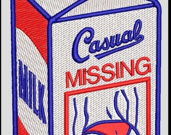 Embroidery, digital file, Embroidery machine, casual designs, missing you design, PES file / milk embroidery file, hype file.