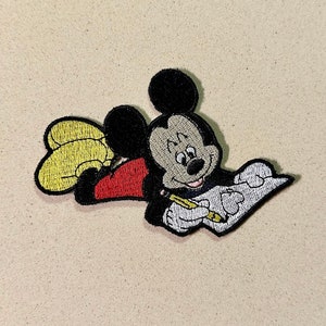 Patch for ironing Mickie writing love note | mickie patches, love patches, mouse patches, love note patches for anything