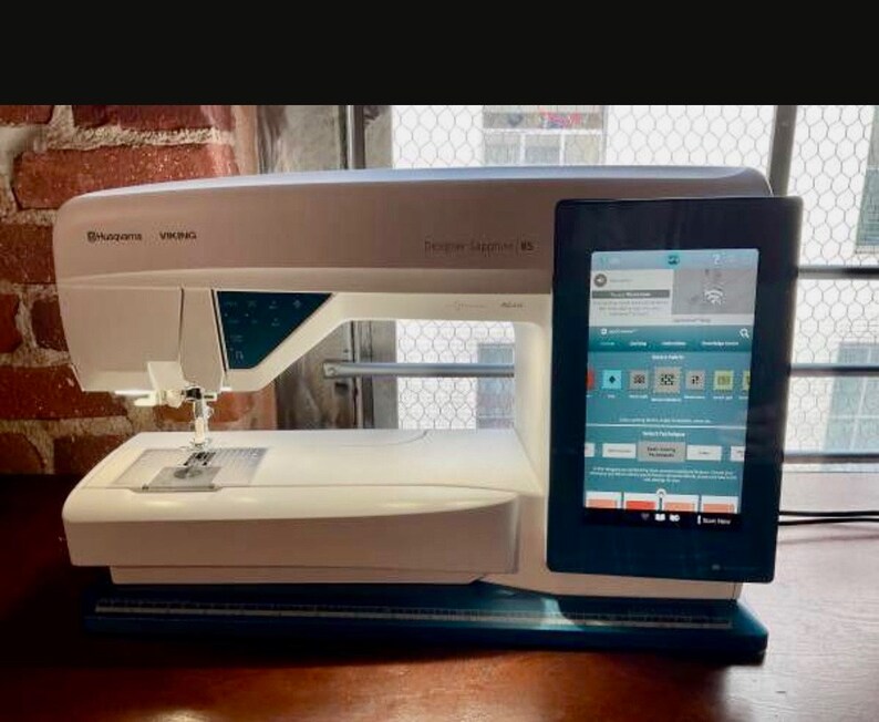Husqvarna Viking Designer Sapphire 85 Sewing and Embroidery Machine Etsy