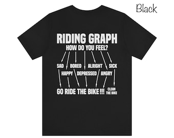 Just Ride - Riding Graph | mountain bike shirt | mountain biker | downhill bike lover | mountain bike gift | tshirt for biker | sport shirt