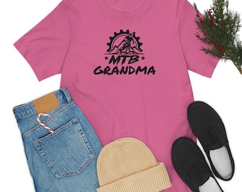MTB Grandma (black design/text) | mountain bike shirt | mountain biker | downhill bike lover | mountain bike gift | tshirt for biker