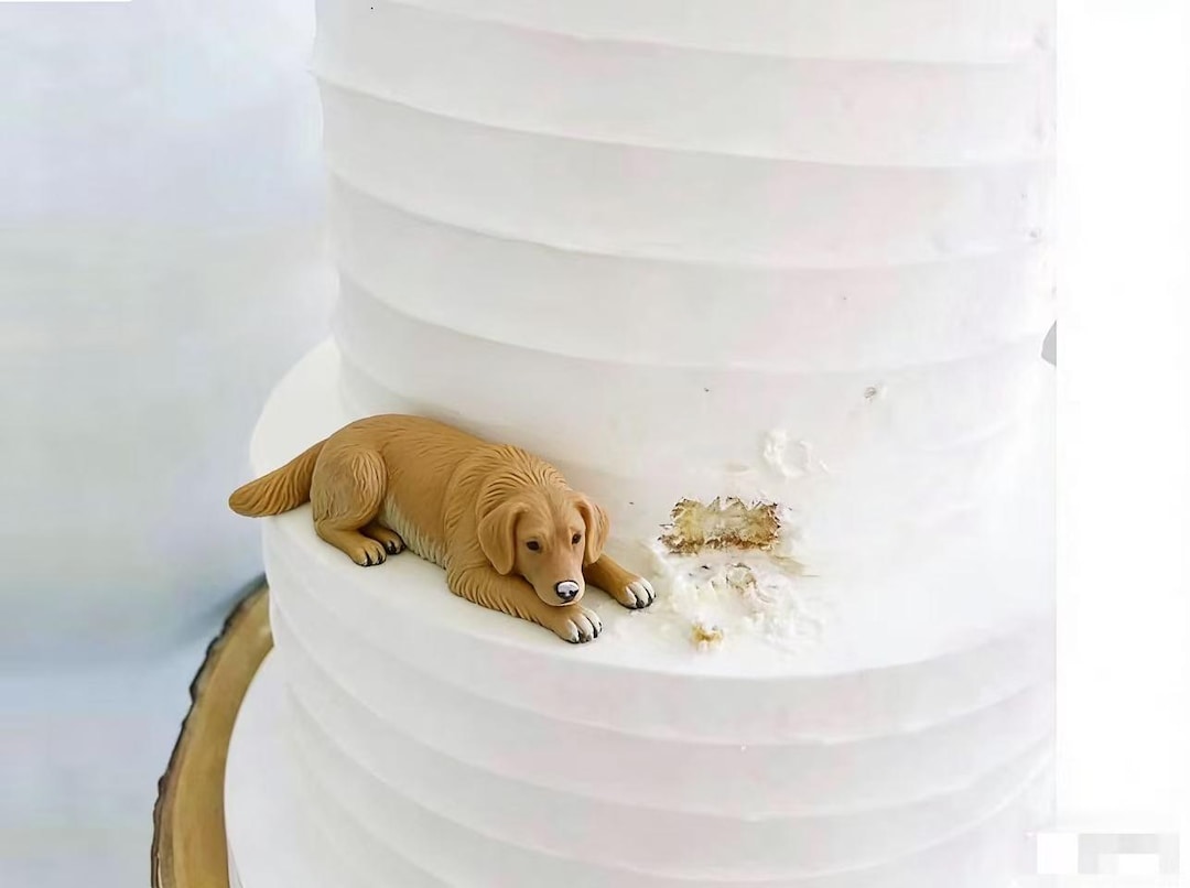 Custom Pet Cake Topper: Polymer Clay Dog or Cat Figurine - Etsy
