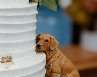 Unique Wedding Keepsake, Dog Wedding Cake Topper, Custom Pet Cat Decor