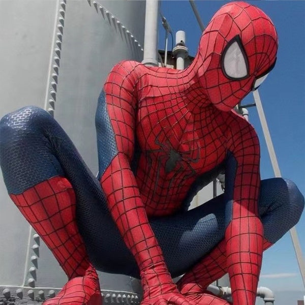 Costume COS per bambino adulto di Spider-Man, costumi di Halloween, costume da spedizione eroica di Spider-Man, costume da gioco di ruolo di Spider-Man