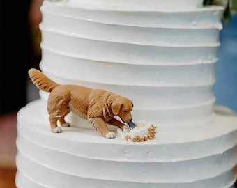 Bespoke Pet Wedding Accessory, Dog Wedding Cake Topper, Custom Cat Figurine