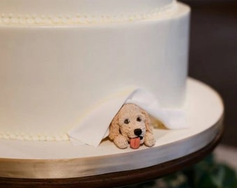 Pet Birthday Topper, Dog Birthday Memorial Gift,Pet Memorial Gift, Pet Birthday Anniversary Gift, Dog Wedding Cake Topper, Dog Birthday Gift