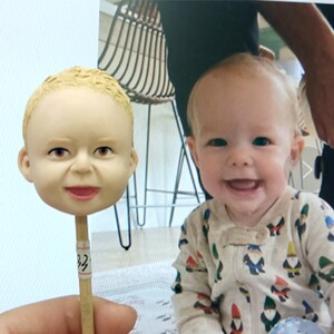 Abridor de botellas con cabeza personalizada: regalo personalizado para padrinos de boda imagen 7