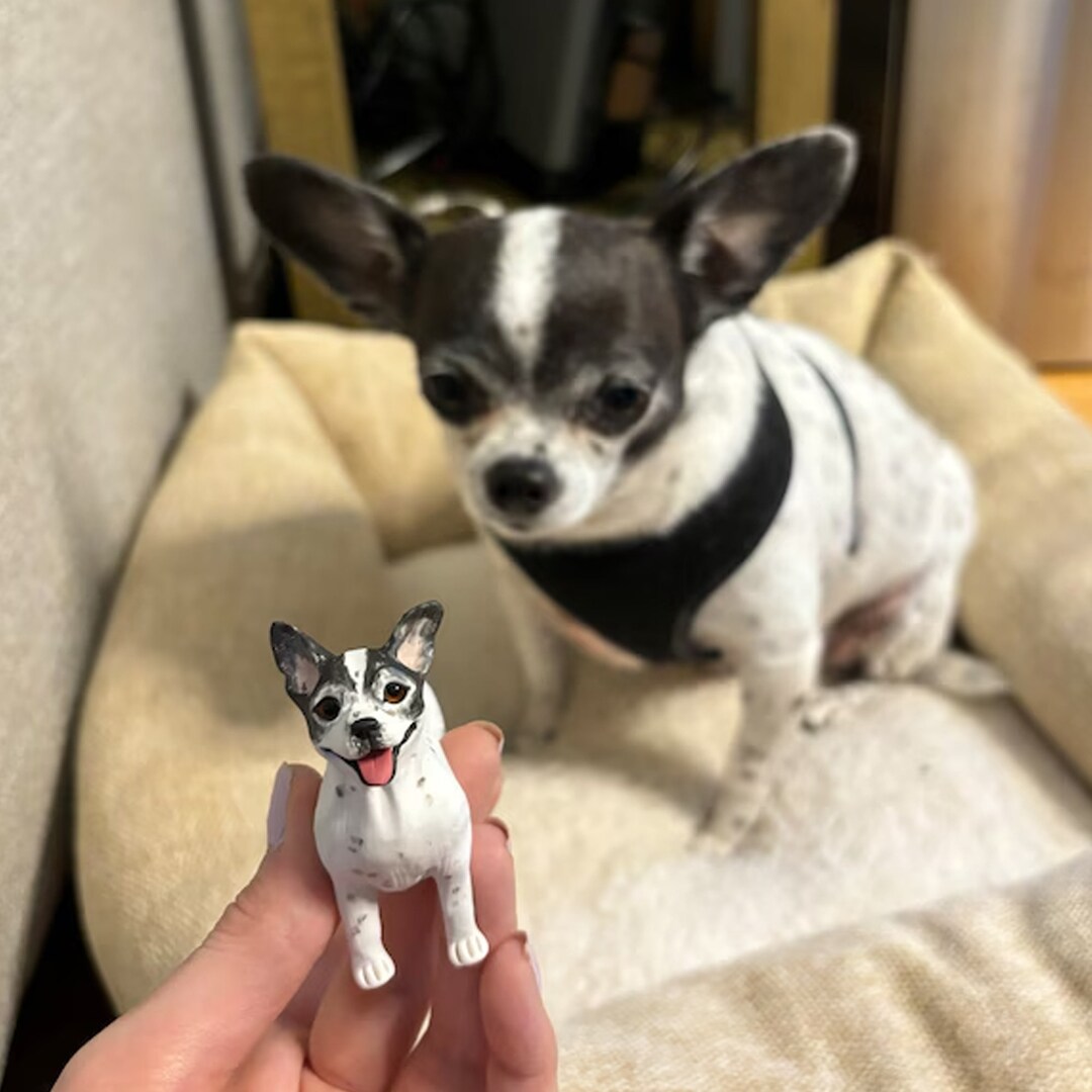 Custom Pet Cake Topper: Polymer Clay Dog or Cat Figurine - Etsy
