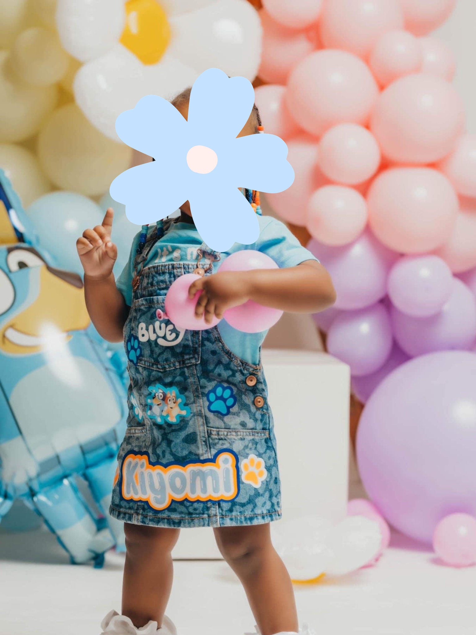 Bluey Birthday Shirt Bluey Inspired Birthday Girl Outfit For Baby