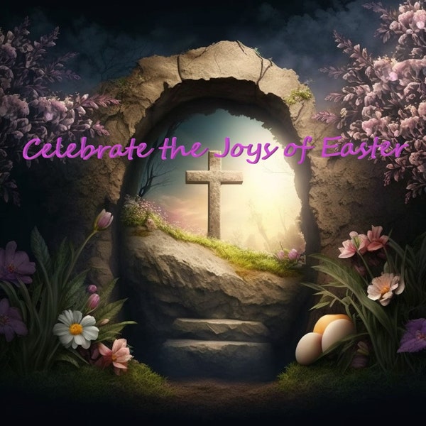 Easter Egg Bundle - Easter themed Photography Backgrounds (10 Pack Bundle)