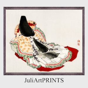 Zen Kimono Lady – Classic Japanese Art Print | Digital Download Wall Decor | JP-G0001