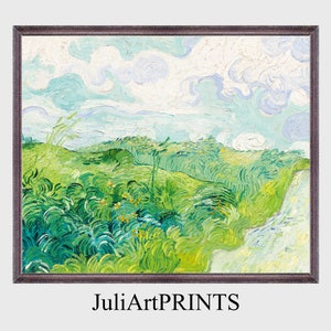 Captivating Landscape Art Print | 19th Century Vintage Digital Download | Wheat Field Wall Decor | JP-M0014