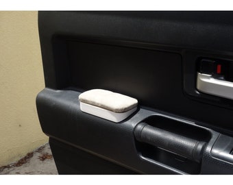 Inserto per bracciolo porta Toyota FJ Cruiser (lato conducente) / Imbottitura in memory foam per il massimo comfort